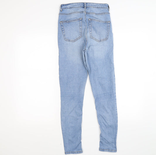 denim co Womens Blue  Denim Skinny Jeans Size 10 L26 in