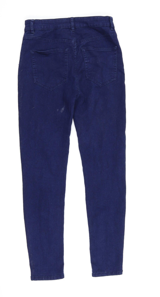 Pull&Bear Womens Blue  Denim Skinny Jeans Size 26 in L27 in
