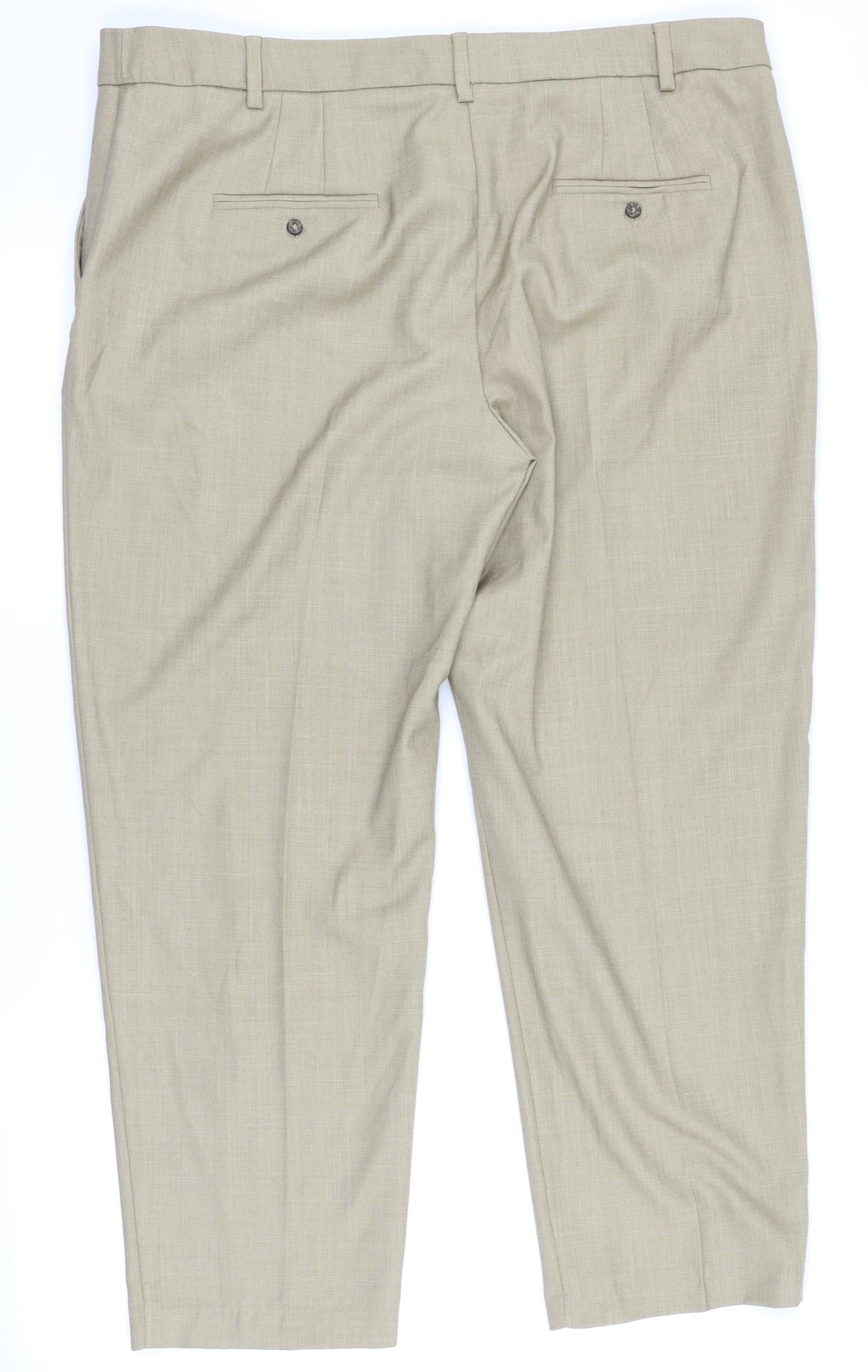 Marks and Spencer Womens Brown   Trousers  Size 18 L26 in