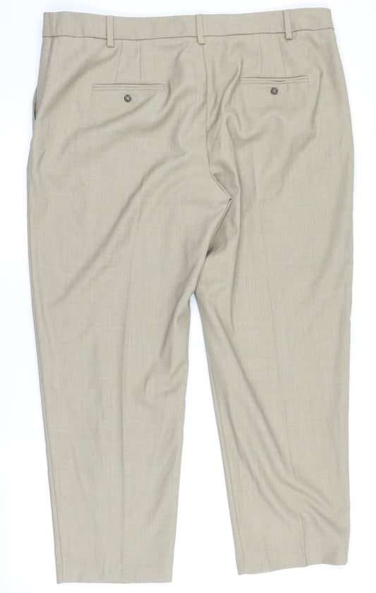 Marks and Spencer Womens Brown   Trousers  Size 18 L26 in