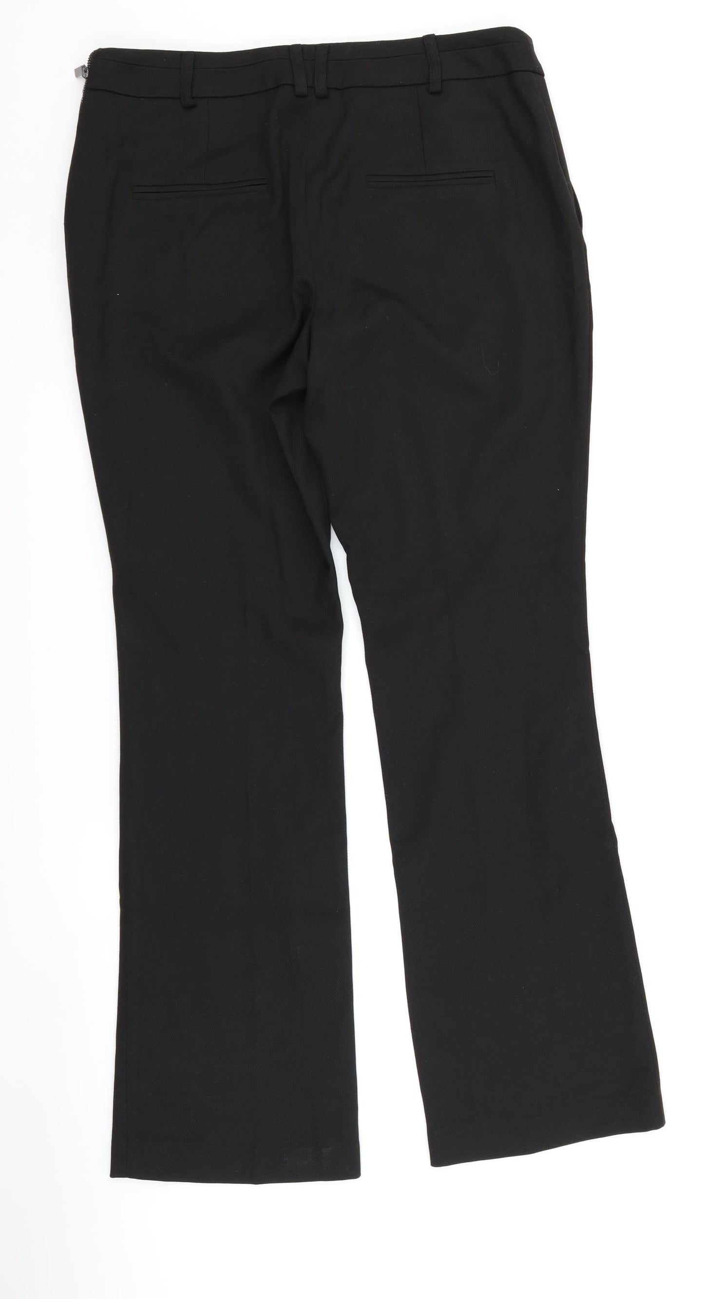 Marks and Spencer Womens Black   Trousers  Size 12 L29 in