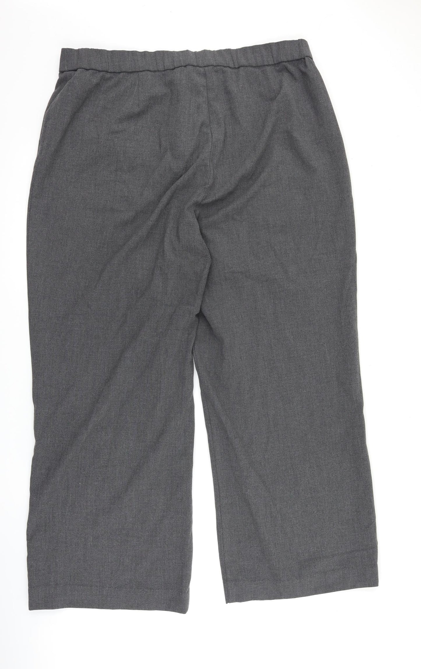 Label be Womens Grey   Trousers  Size 20 L27 in