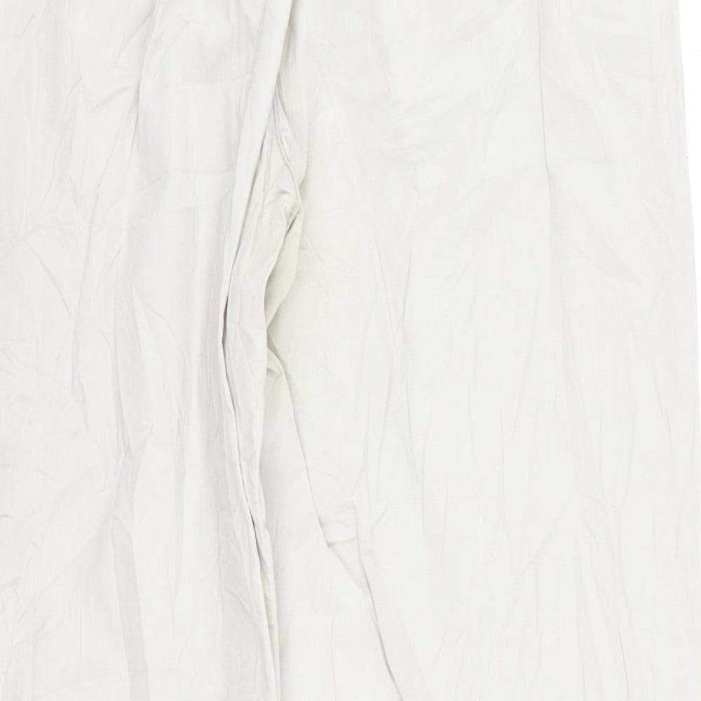 H&M Womens Beige   Chino Trousers Size 8 L26 in
