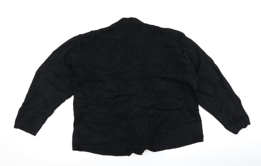 care Womens Black   Cardigan Jumper Size L