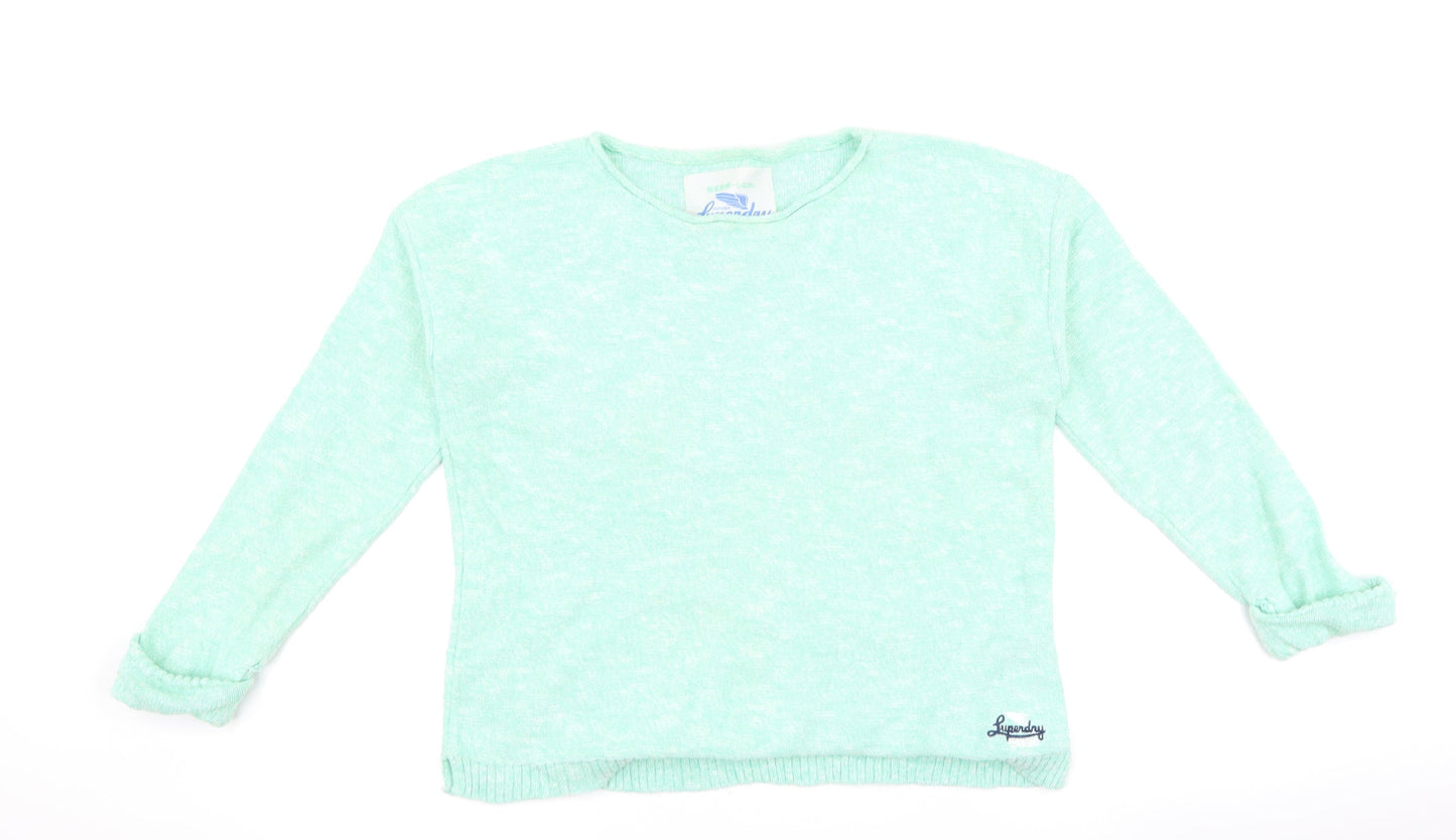 sueprdry Womens Green   Pullover Jumper Size XS