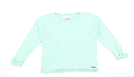 sueprdry Womens Green   Pullover Jumper Size XS