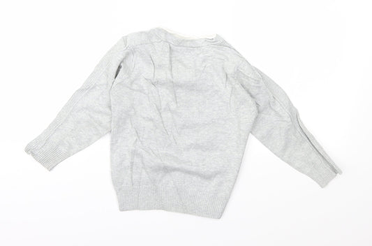 NEXT Boys Grey  Rayon Pullover Jumper Size 3 Years