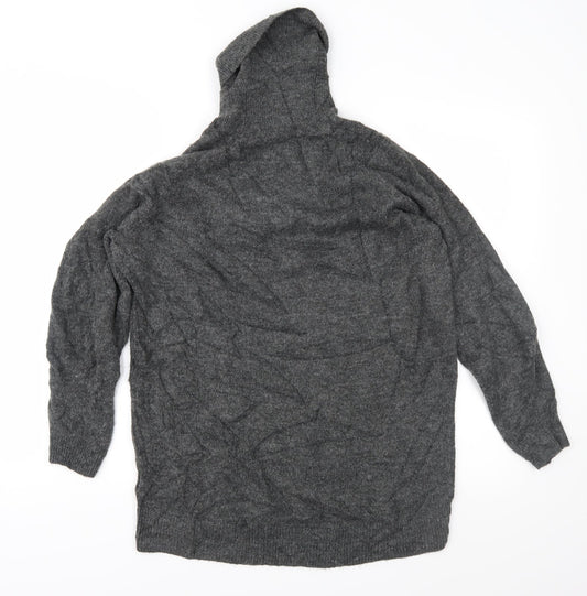 H&M Mens Grey  Knit Pullover Jumper Size XS