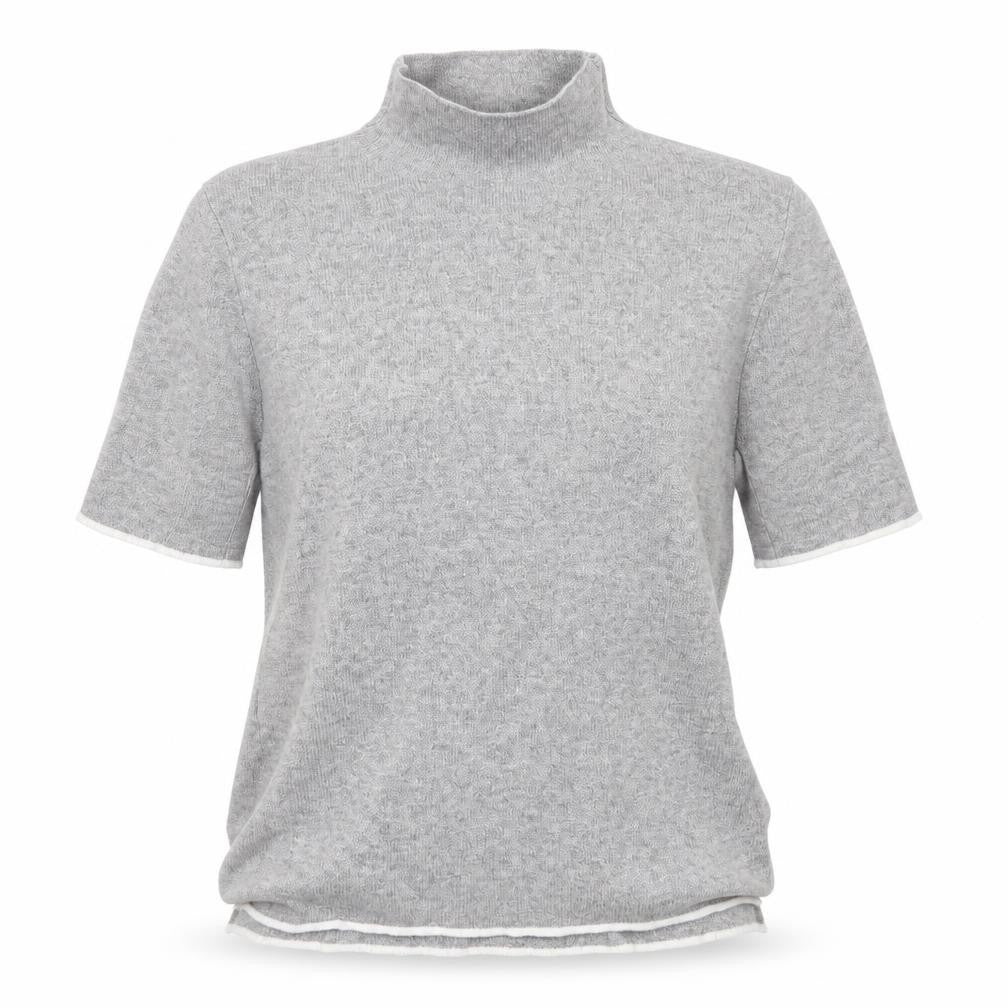 Front view of Zara women’s grey jumper, size S