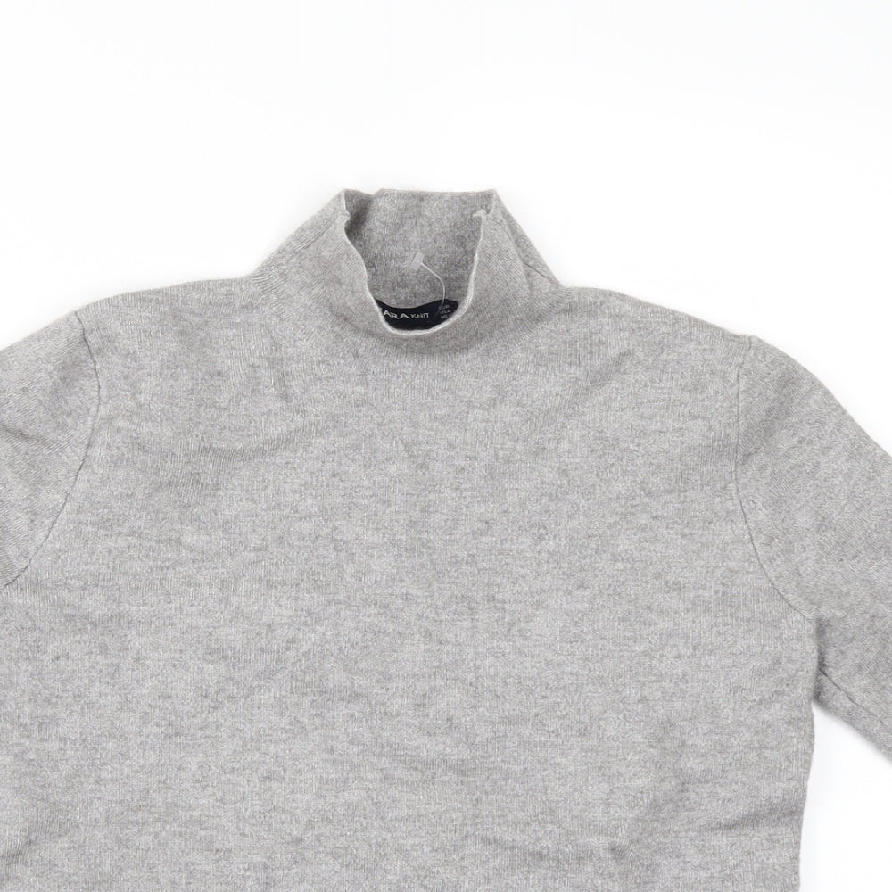 Zara Womens Grey   Pullover Jumper Size S