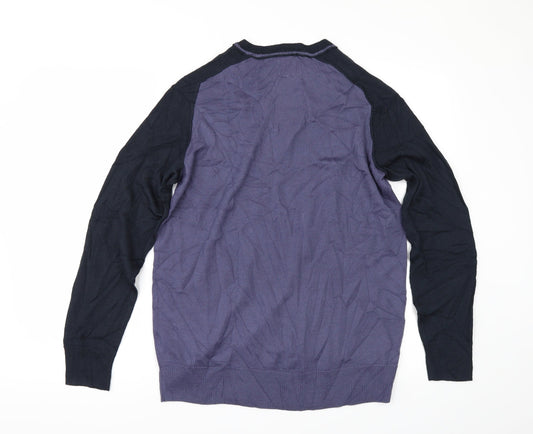Code Mens Blue   Pullover Jumper Size S