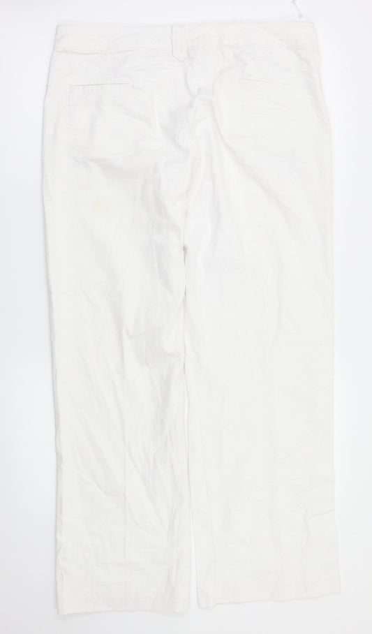 Epilogue Womens White   Trousers  Size 14 L31 in