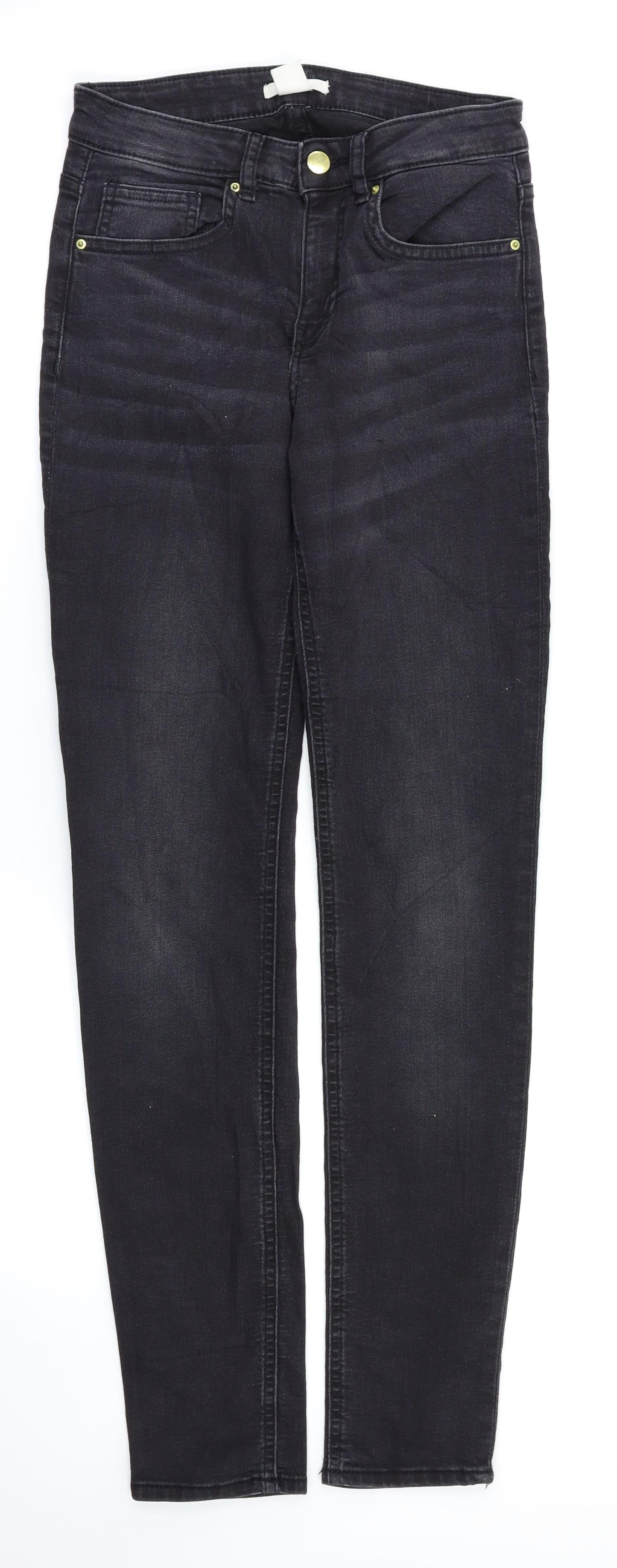 H&M Womens Black   Skinny Jeans Size 4 L31 in