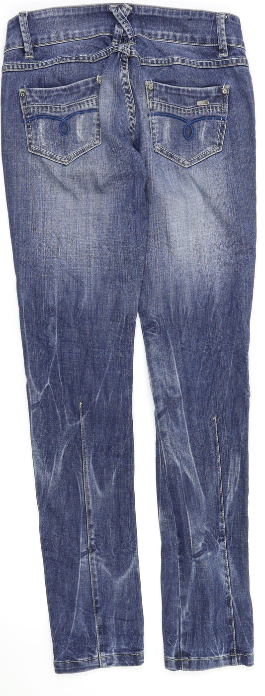 REASES Womens Blue   Skinny Jeans Size M L33 in