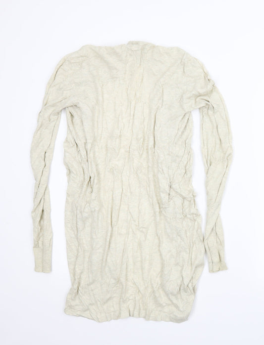 Basic Womens Beige   Cardigan Jumper Size M
