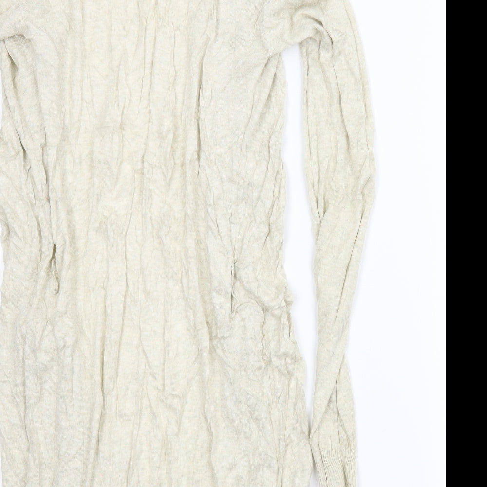Basic Womens Beige   Cardigan Jumper Size M