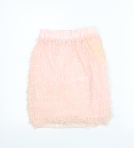 Rare London Womens Pink   Pettiskirt Skirt Size 6
