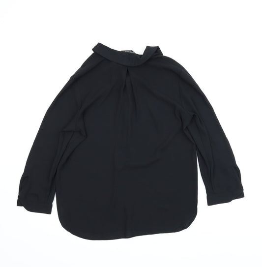Dorothy Perkins Womens Black   Basic Blouse Size 8