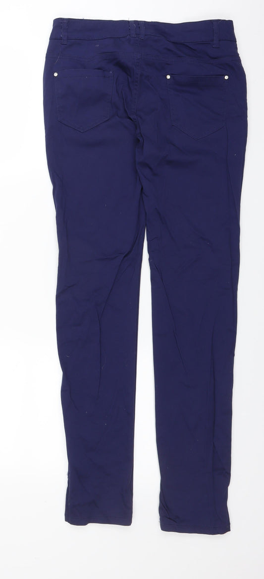 azaka Womens Blue  Denim Skinny Jeans Size M L31 in