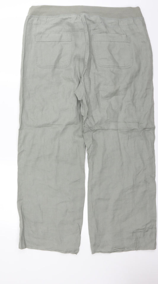 Preworn Womens Green   Trousers  Size 36 in L27 in