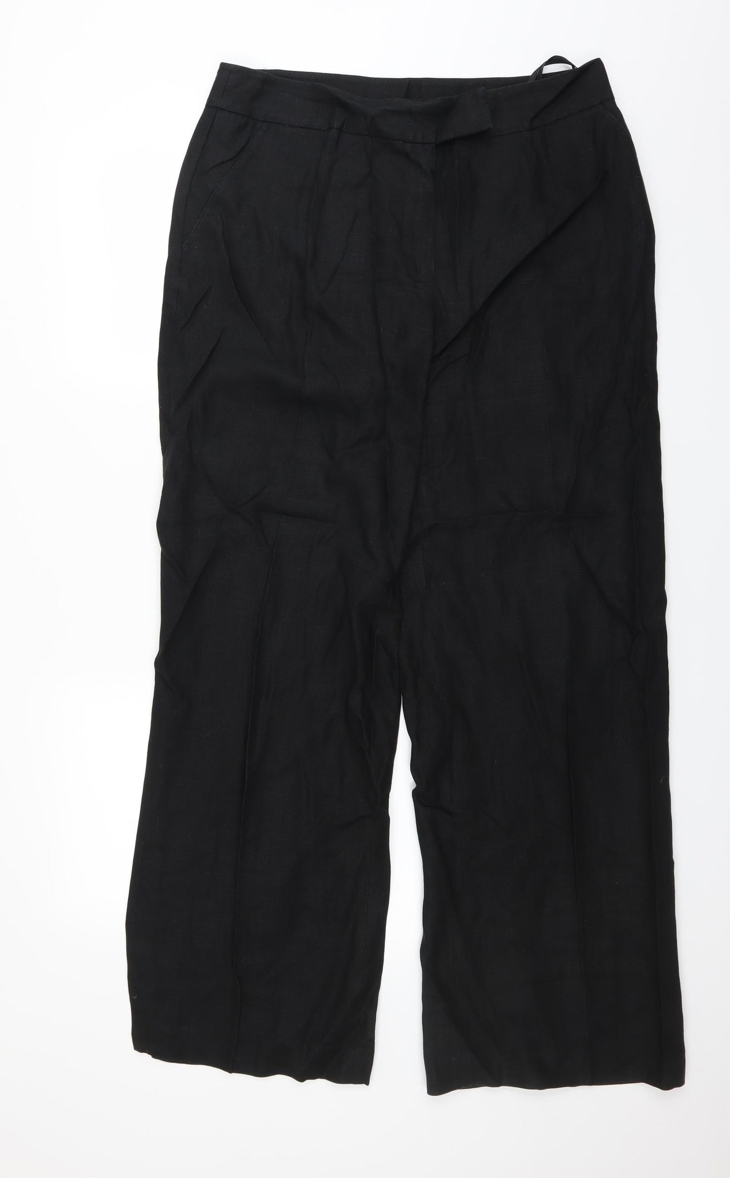 Artigiano Womens Black   Trousers  Size 14 L30 in
