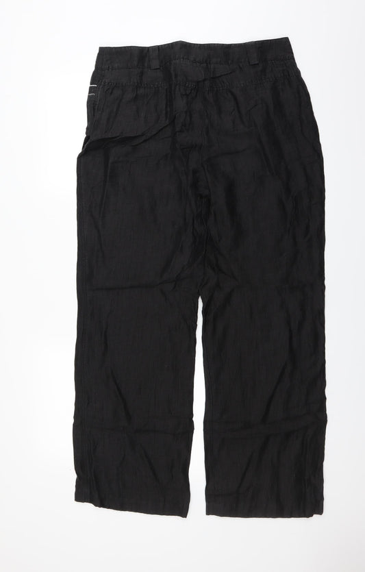 Gelco Womens Black   Trousers  Size 14 L32 in