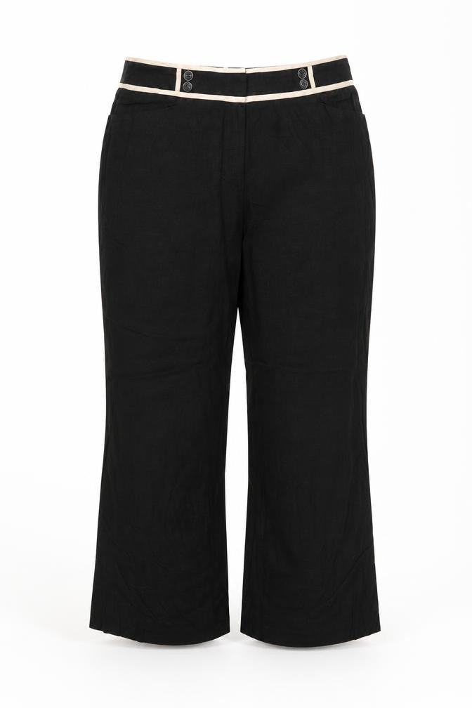 Front view of South women’s black trousers, size UK 36, in, 27-inch leg