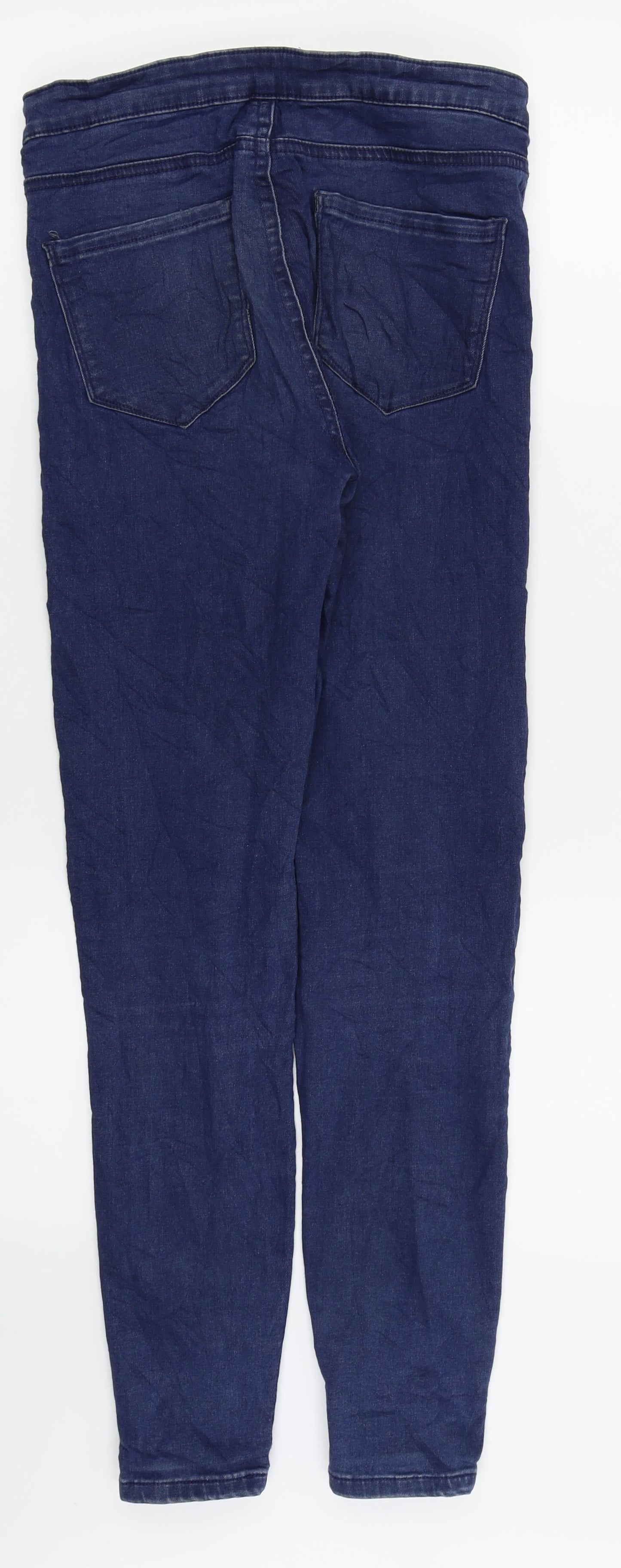 Denim & Co. Womens Blue   Skinny Jeans Size 12 L27 in
