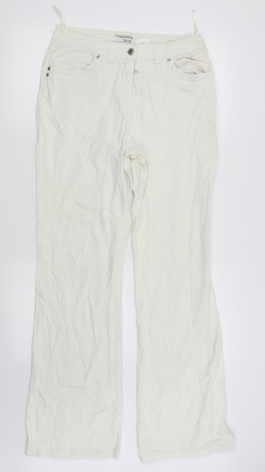 HEINE Womens Silver   Straight Jeans Size 28 L30 in