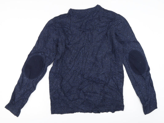 Cedar Wood State Mens Blue   Pullover Jumper Size M