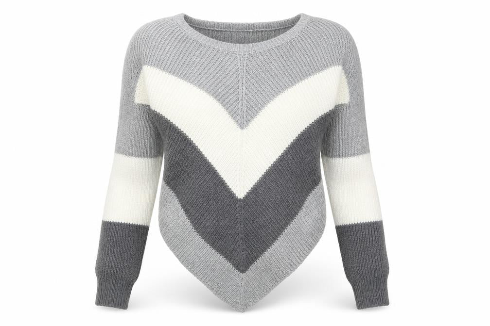 Front view of Select women’s grey jumper, size M