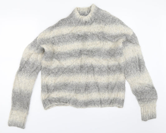 Primark Womens Grey   Pullover Jumper Size S