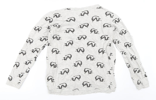 Zara Womens Grey   Pullover Jumper Size S