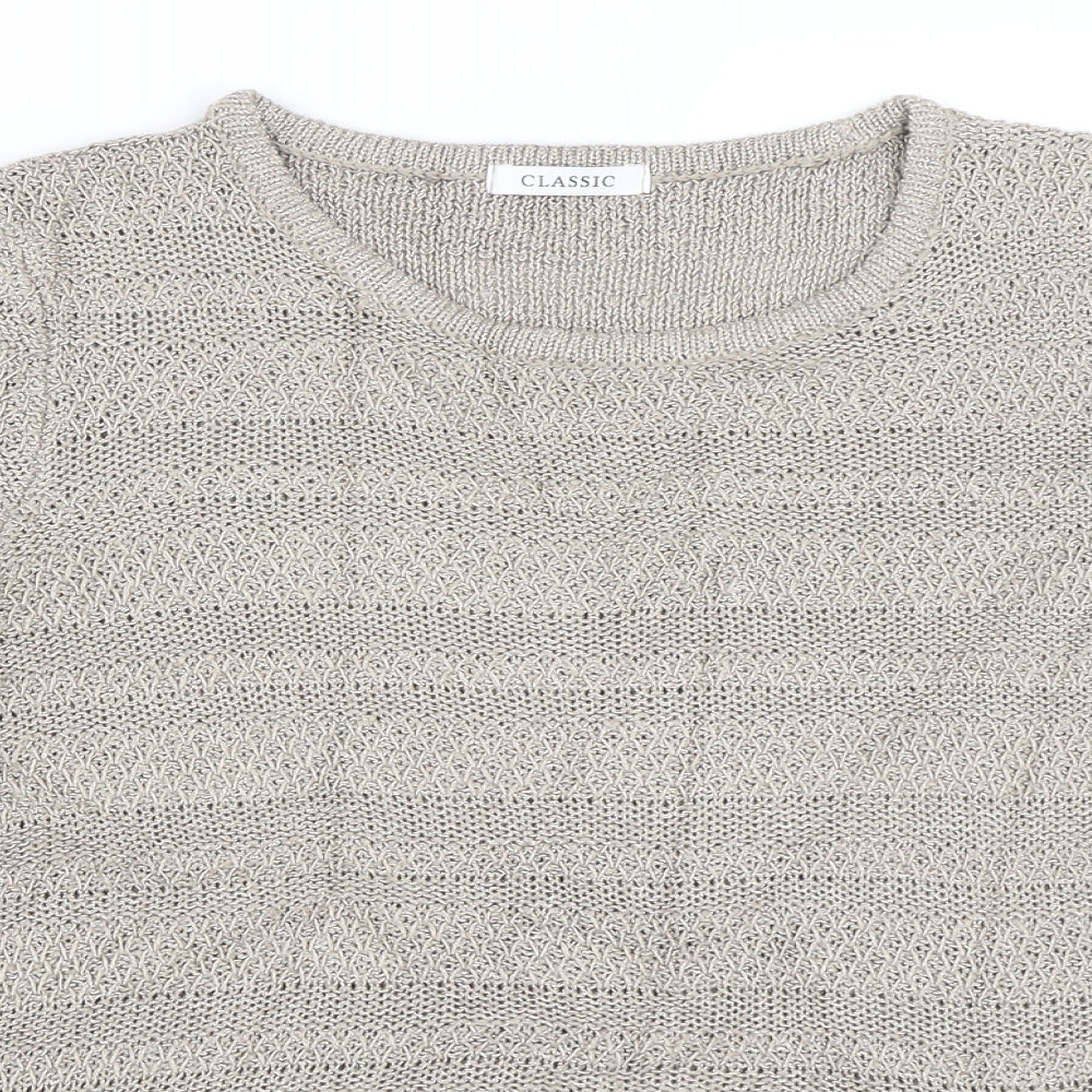 Marks and Spencer Womens Beige   Pullover Jumper Size 16