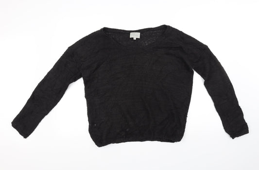Vintage Womens Black   Pullover Jumper Size M