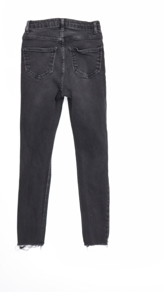 New Look Womens Black  Denim Skinny Jeans Size 8 L25 in