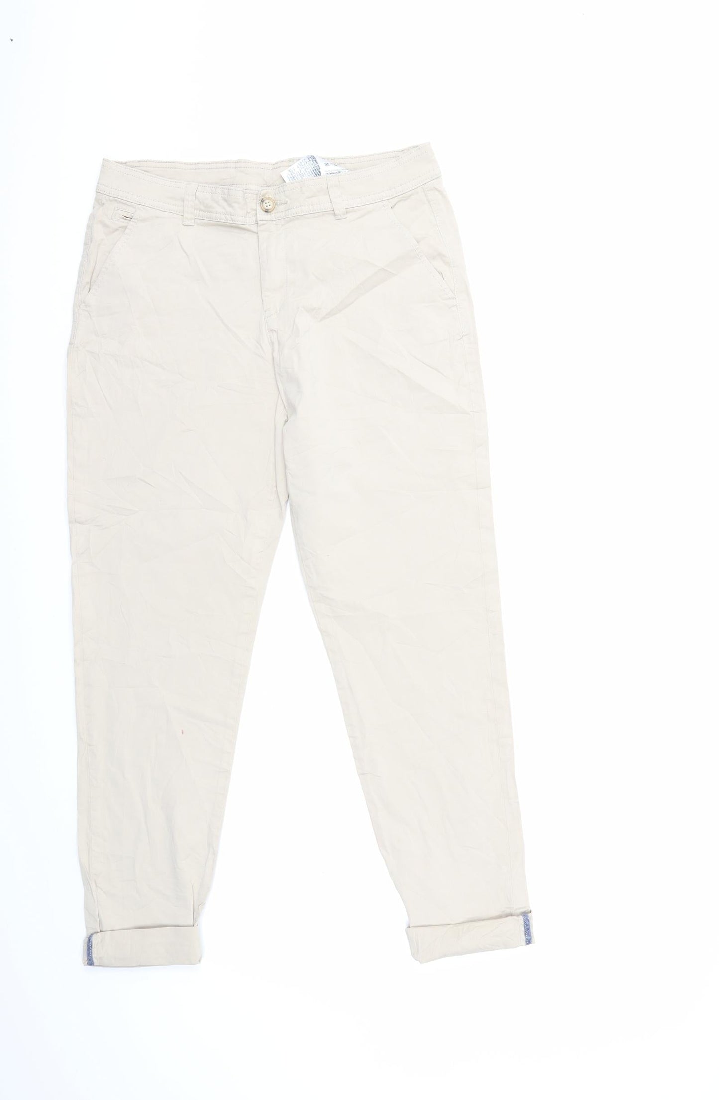 Clockhouse Womens Beige   Trousers  Size 8 L27 in