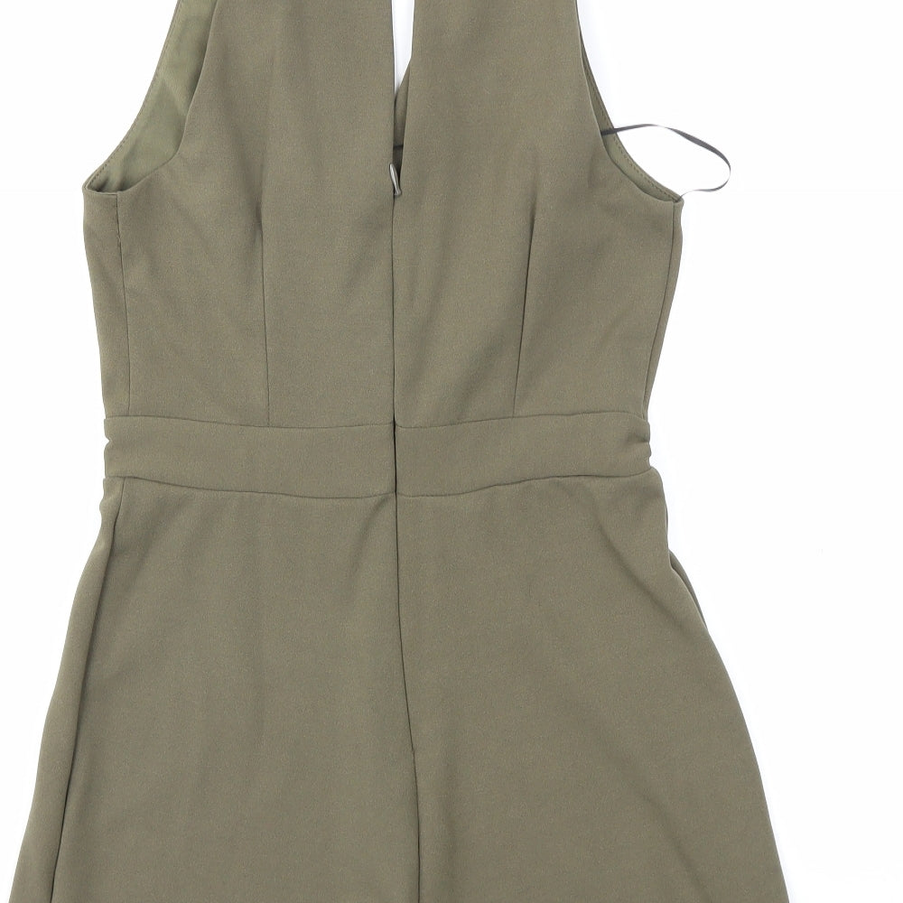 New Look Womens Green   Playsuit One-Piece Size 8