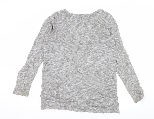NEXT Womens Grey  Knit Pullover Jumper Size 14