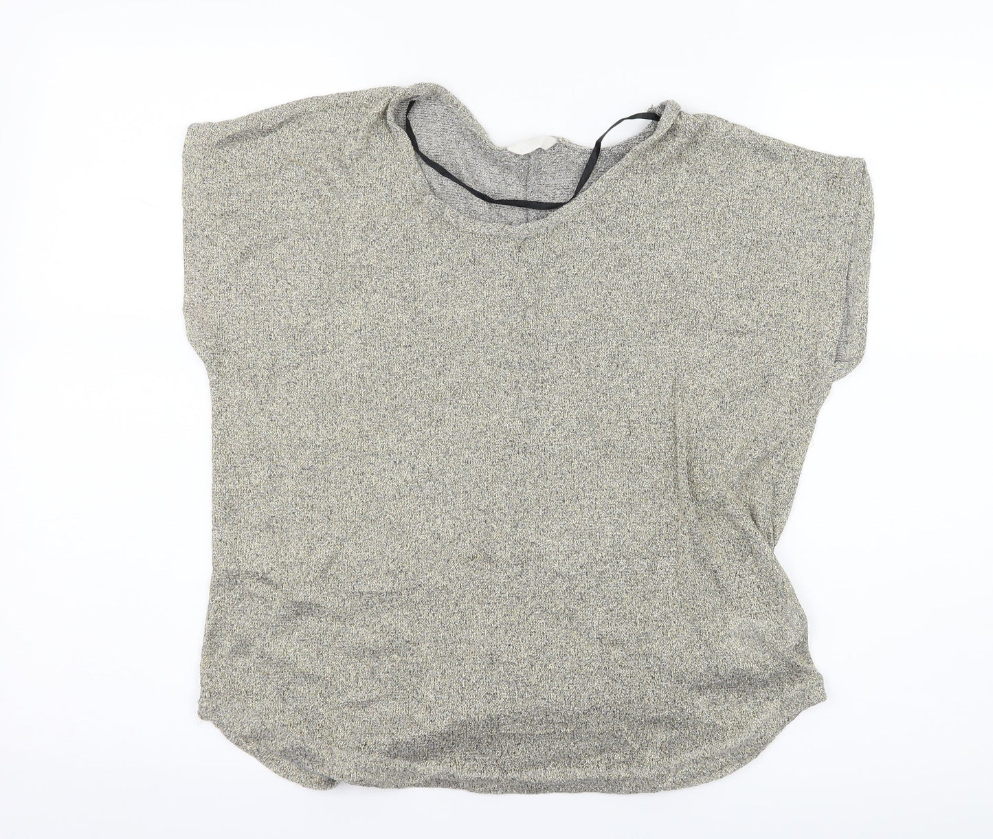 Preworn Womens Gold  Jersey Basic T-Shirt Size L