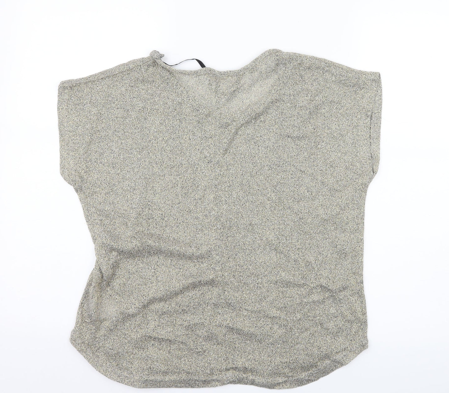Preworn Womens Gold  Jersey Basic T-Shirt Size L