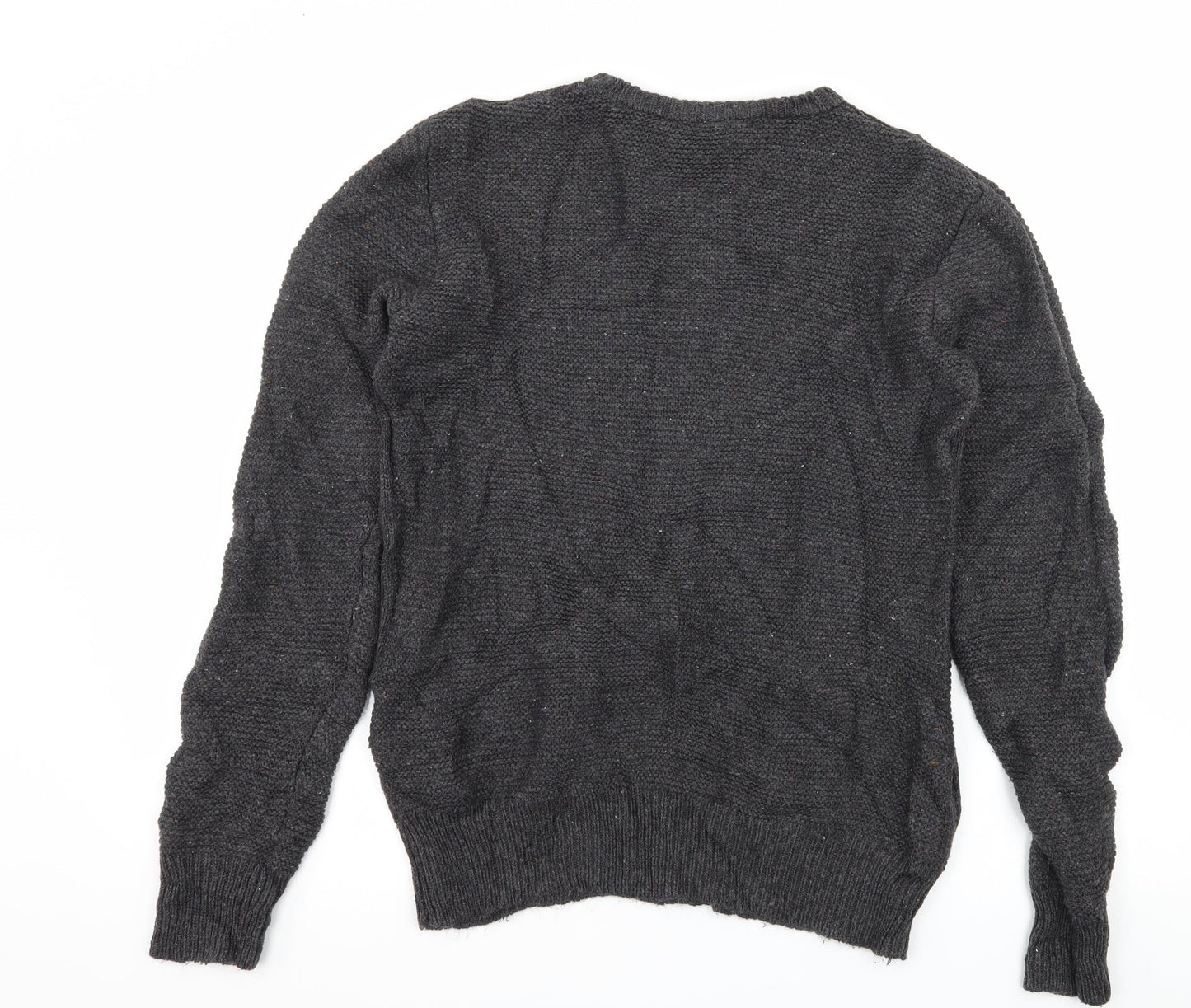 Cedar Wood State Mens Green  Knit Pullover Jumper Size M  - Ribbed