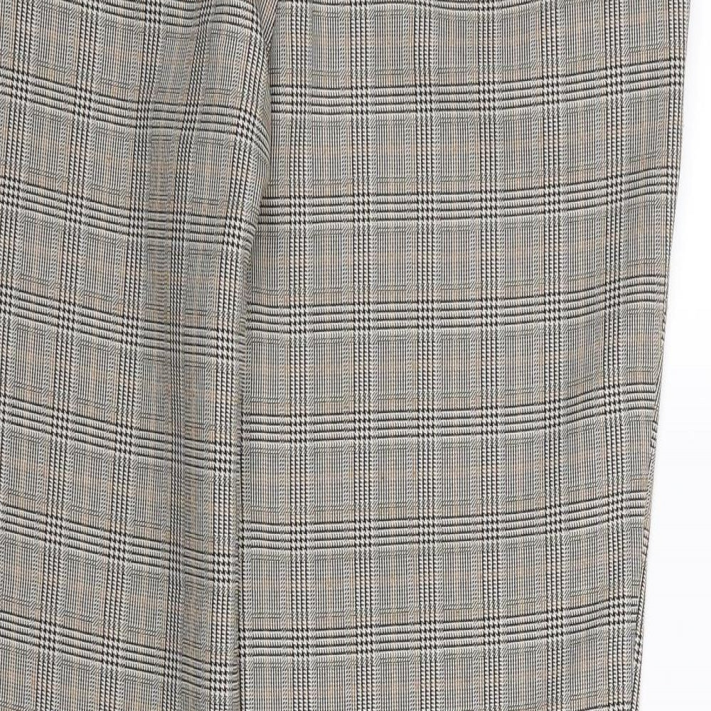 Dorothy Perkins Womens Multicoloured Striped Rayon Trousers  Size 12 L25 in