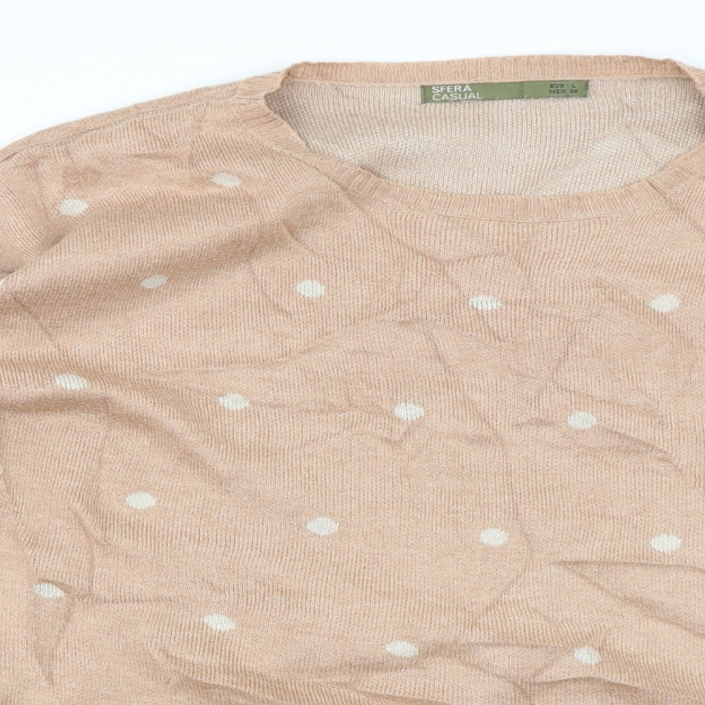 sfera casual  Womens Brown   Pullover Jumper Size L