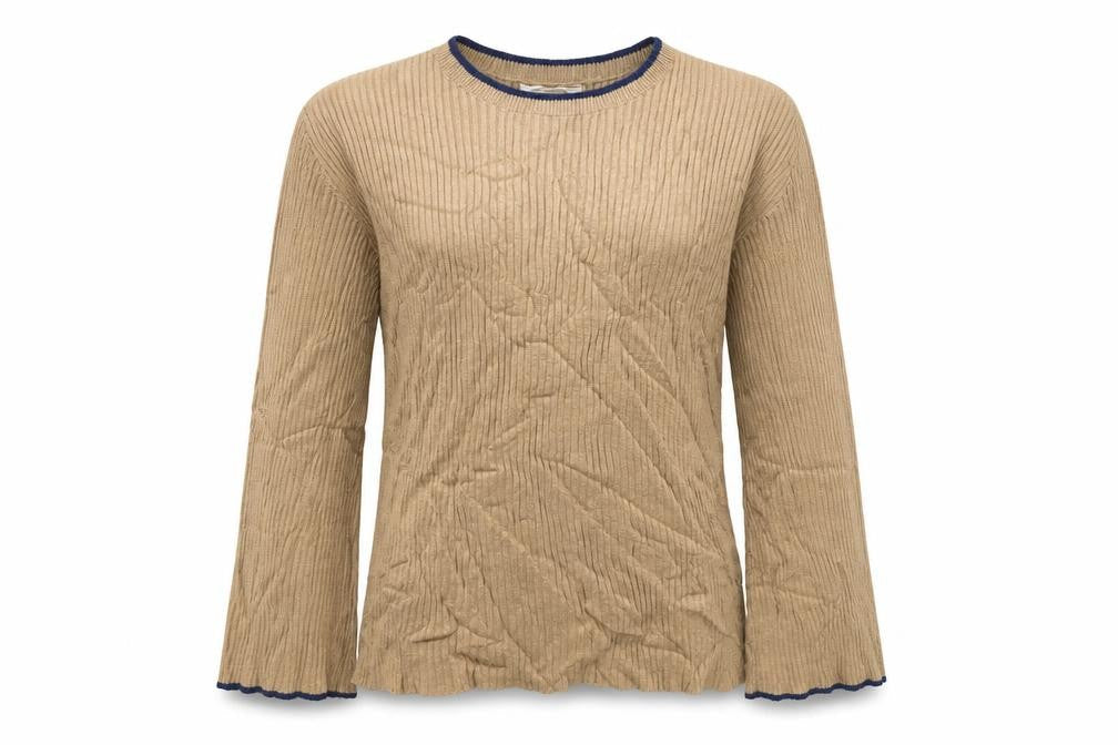 Front view of Zara girls’ brown jumper, size 12-13, years
