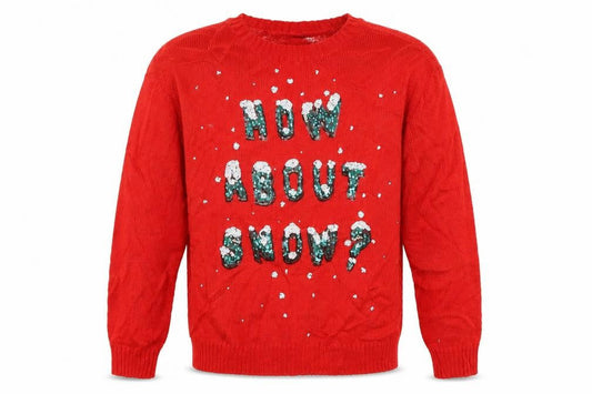 H&M Mens Red   Pullover Jumper Size M  - Christmas jumper