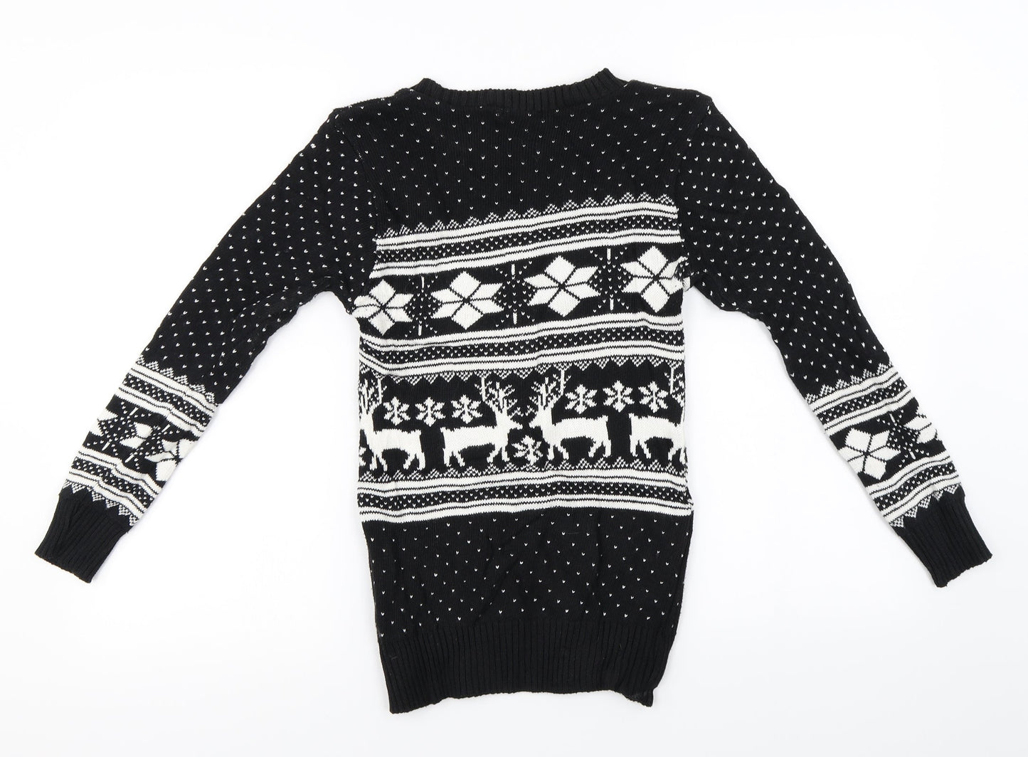 Boohoo  Womens Black   Pullover Jumper Size M