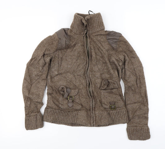 Massamino dutti  Womens Brown   Full Zip Jumper Size XL
