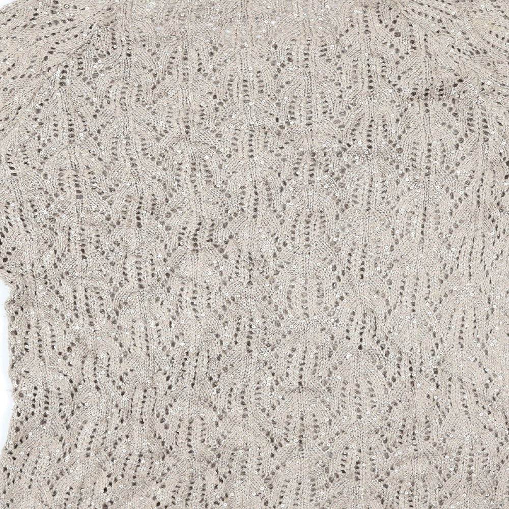 Nightingales Womens Gold   Pullover Jumper Size 14