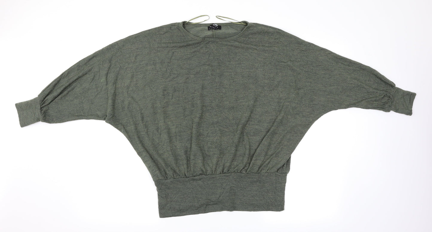 New Look Womens Green   Pullover Jumper Size M